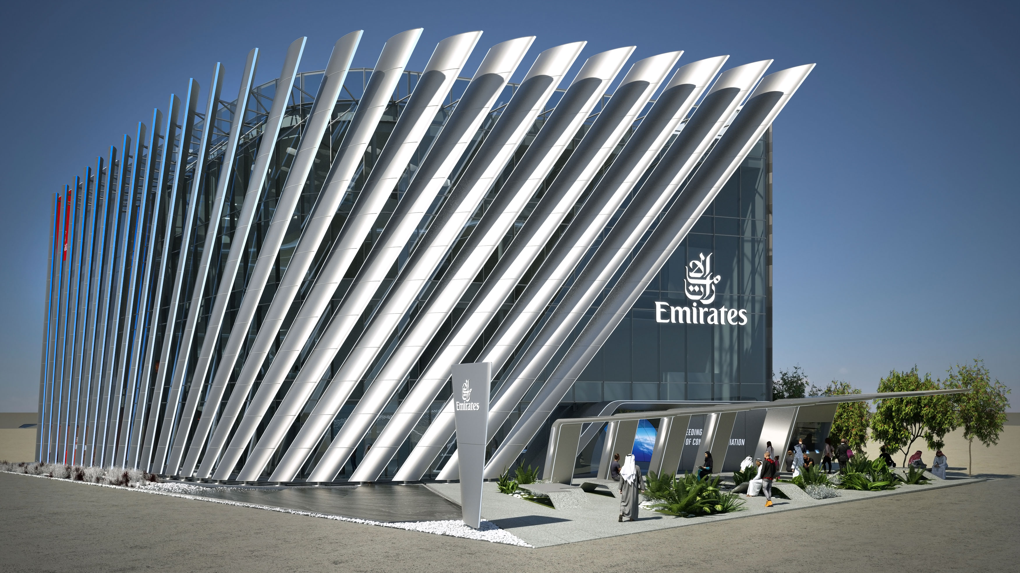 Expo am. Павильон Эмирейтс на Экспо. Emirates Expo 2020. Emirates Expo 2020 Pavillon. Emirates Airlines Expo 2020.